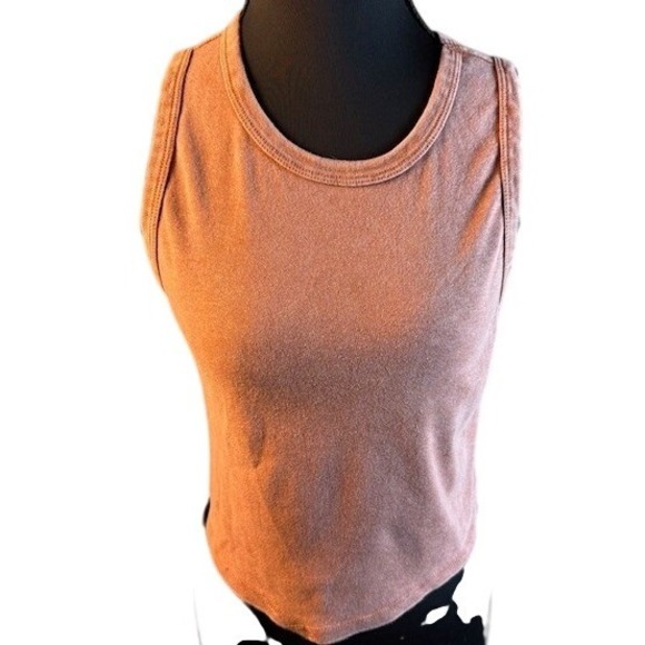Altar'd State Tops - Altar'd‎  State Sleeveless Pink Stretch Crop Top Womens Large